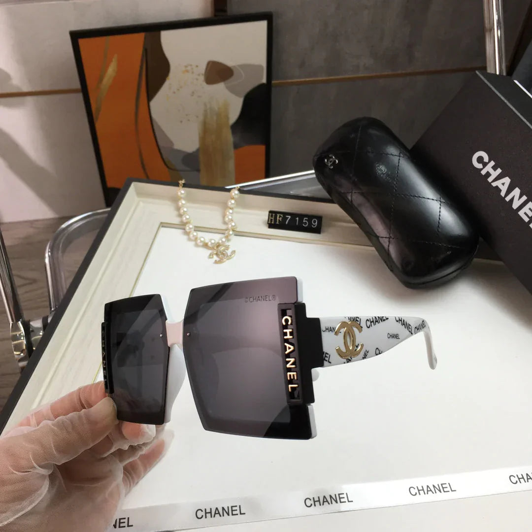 Square frame fashion casual sunglasses