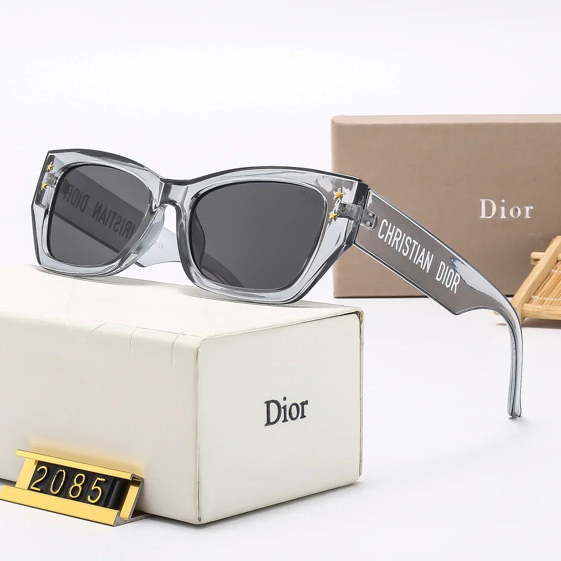 Fashionable square frame sunglasses 2085