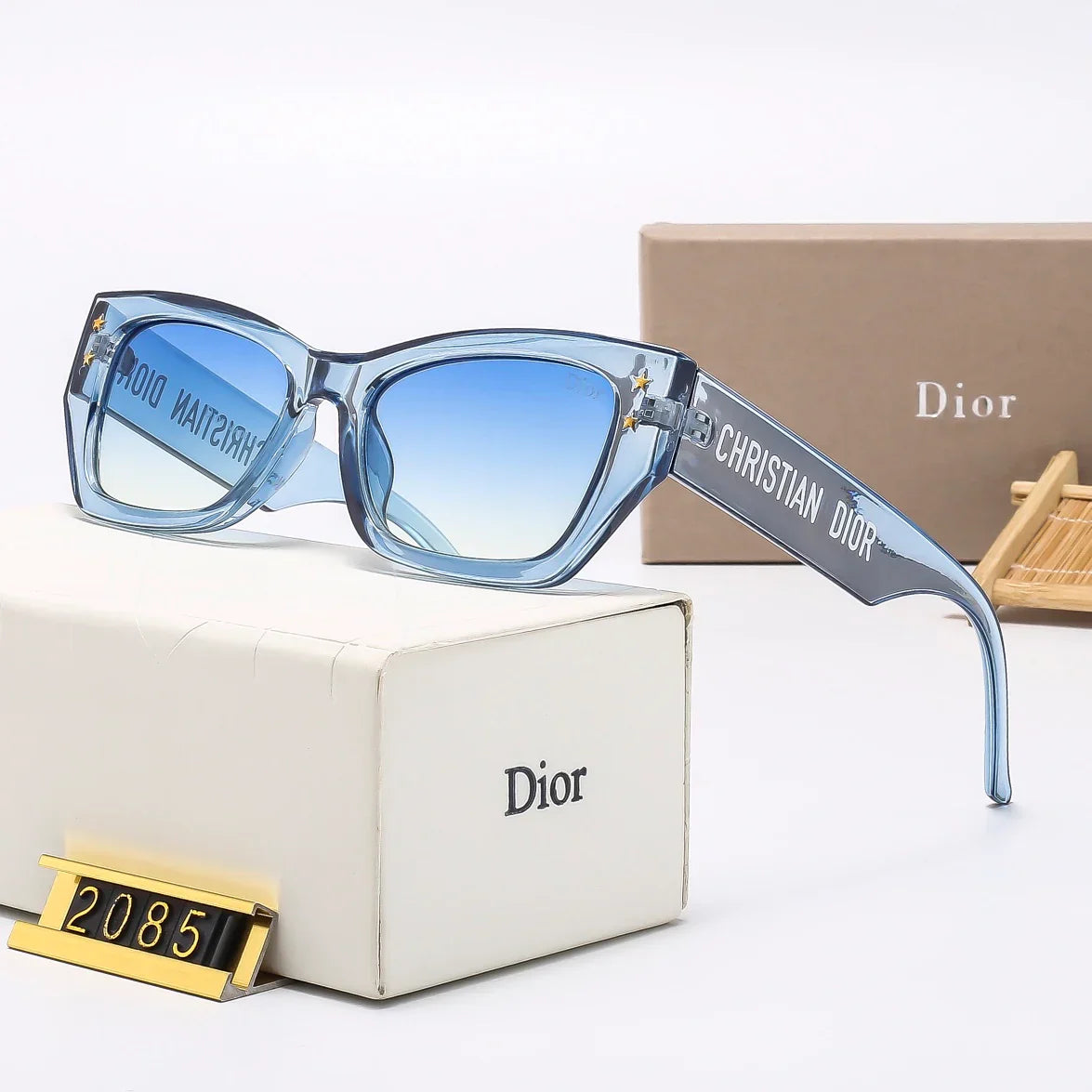 Fashionable square frame sunglasses 2085