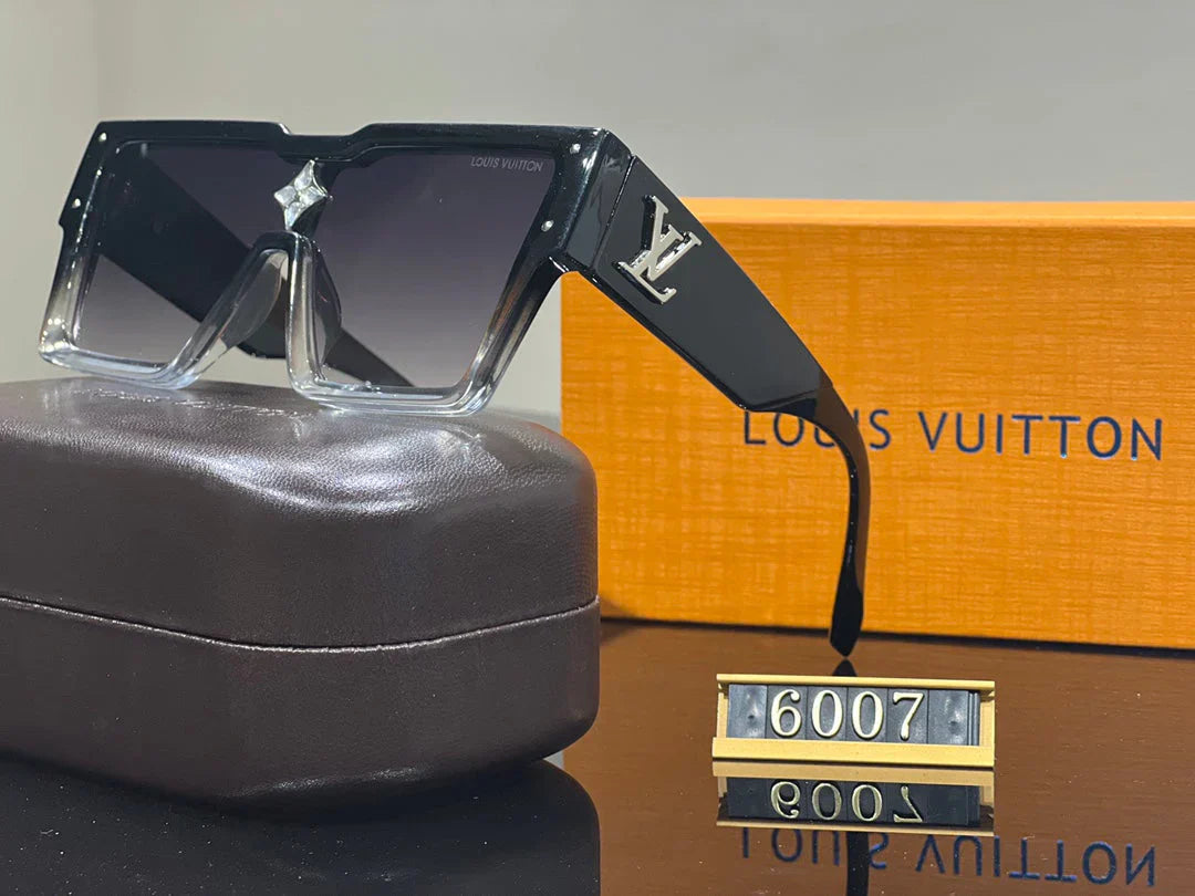 GRADIENT BLACK SQUARE SUNGLASSES 60071