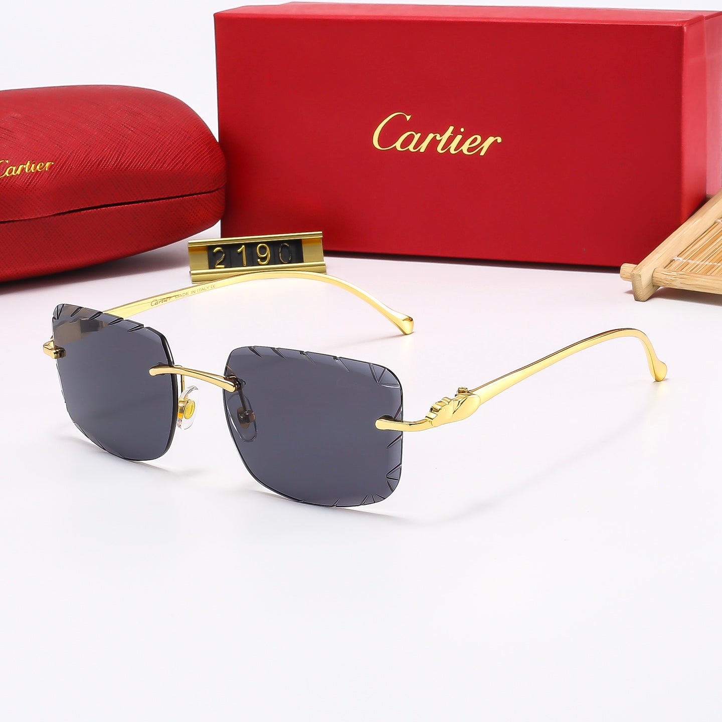 Fashion Square  Frameless Sunglasses 2190