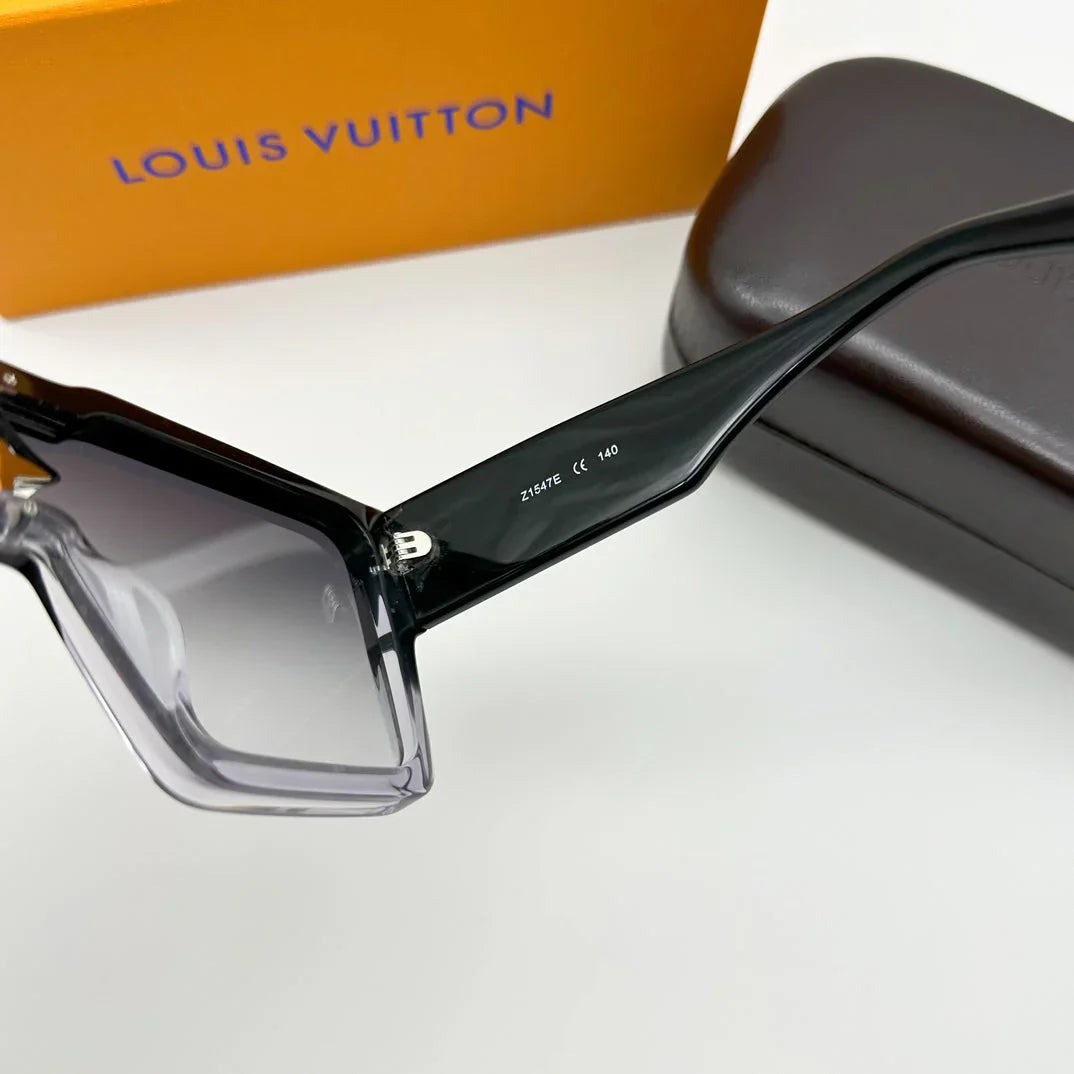 GRADIENT BLACK SQUARE SUNGLASSES 60071