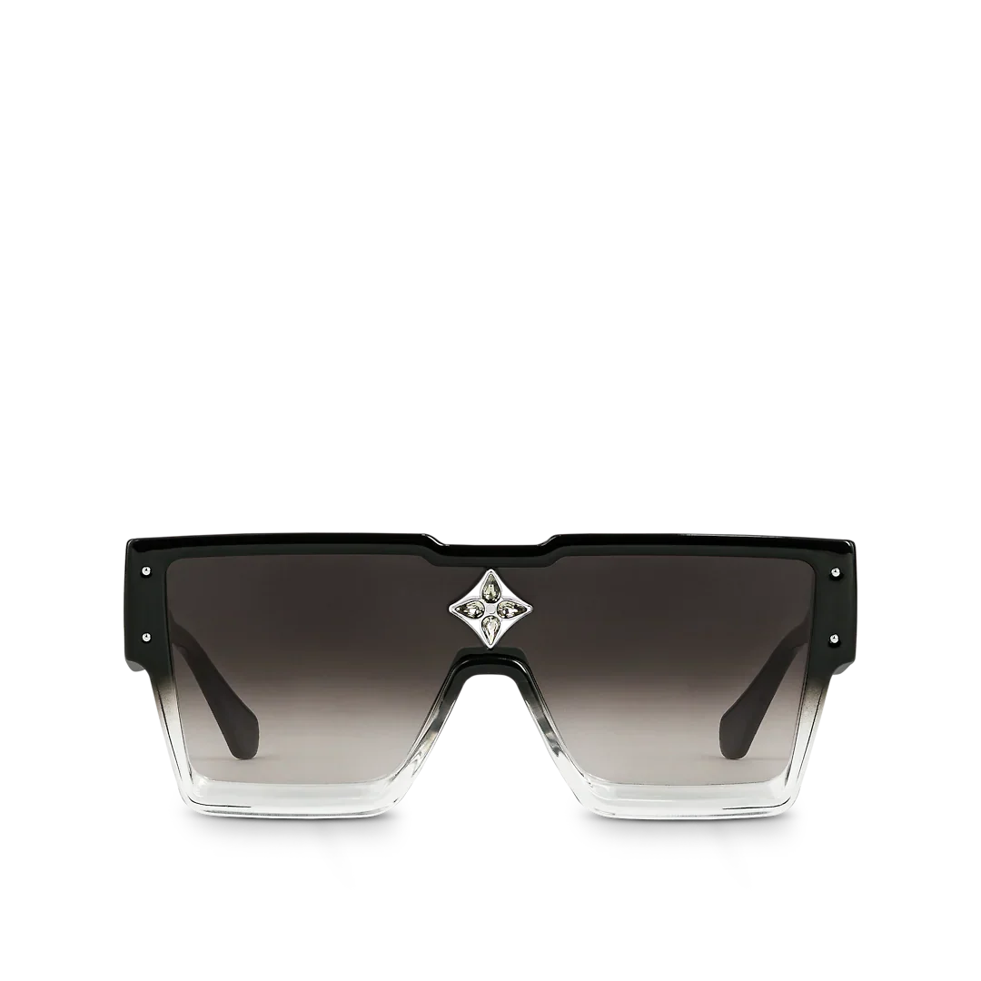 Hot Gradient Black Square Sunglasses