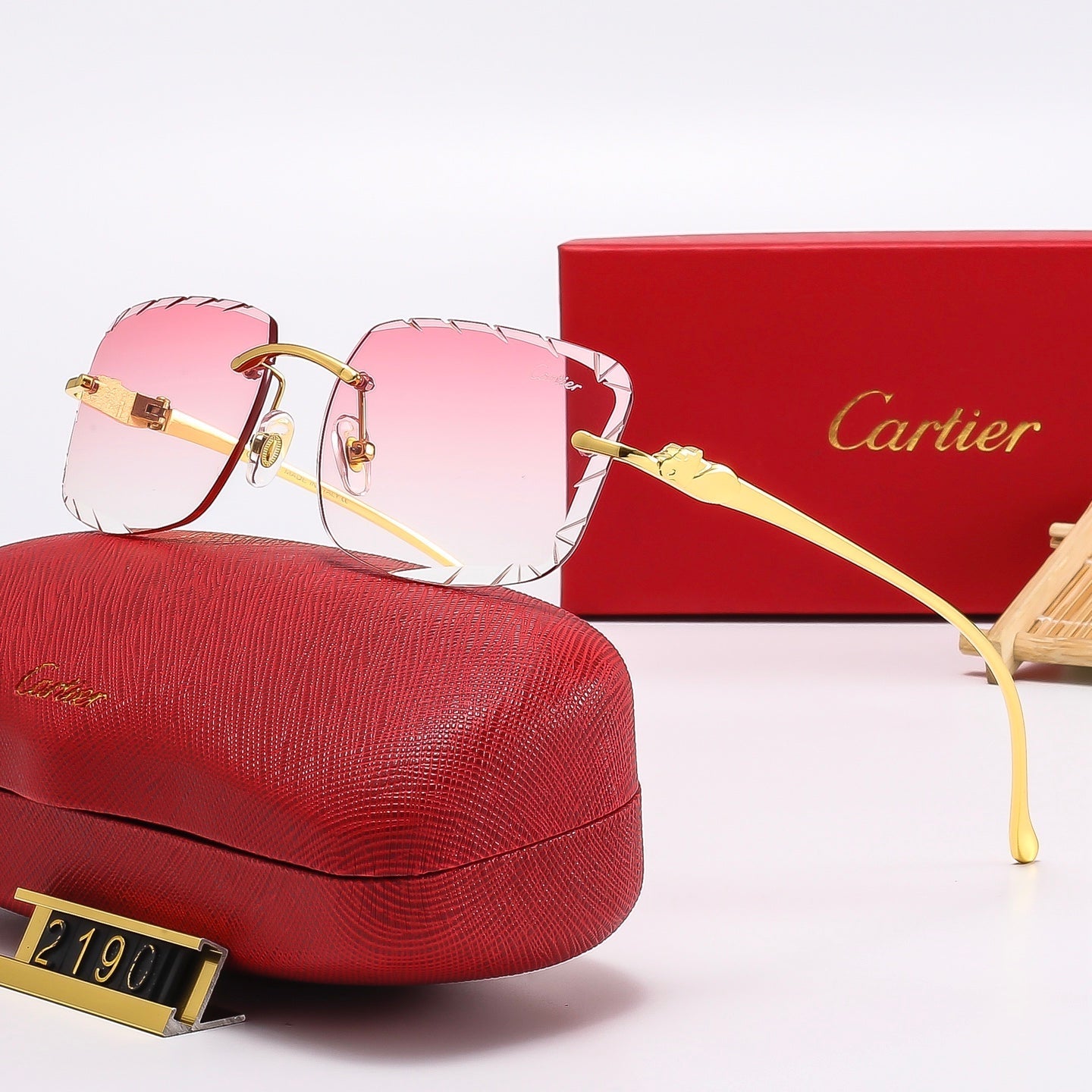 Fashion Square  Frameless Sunglasses 2190