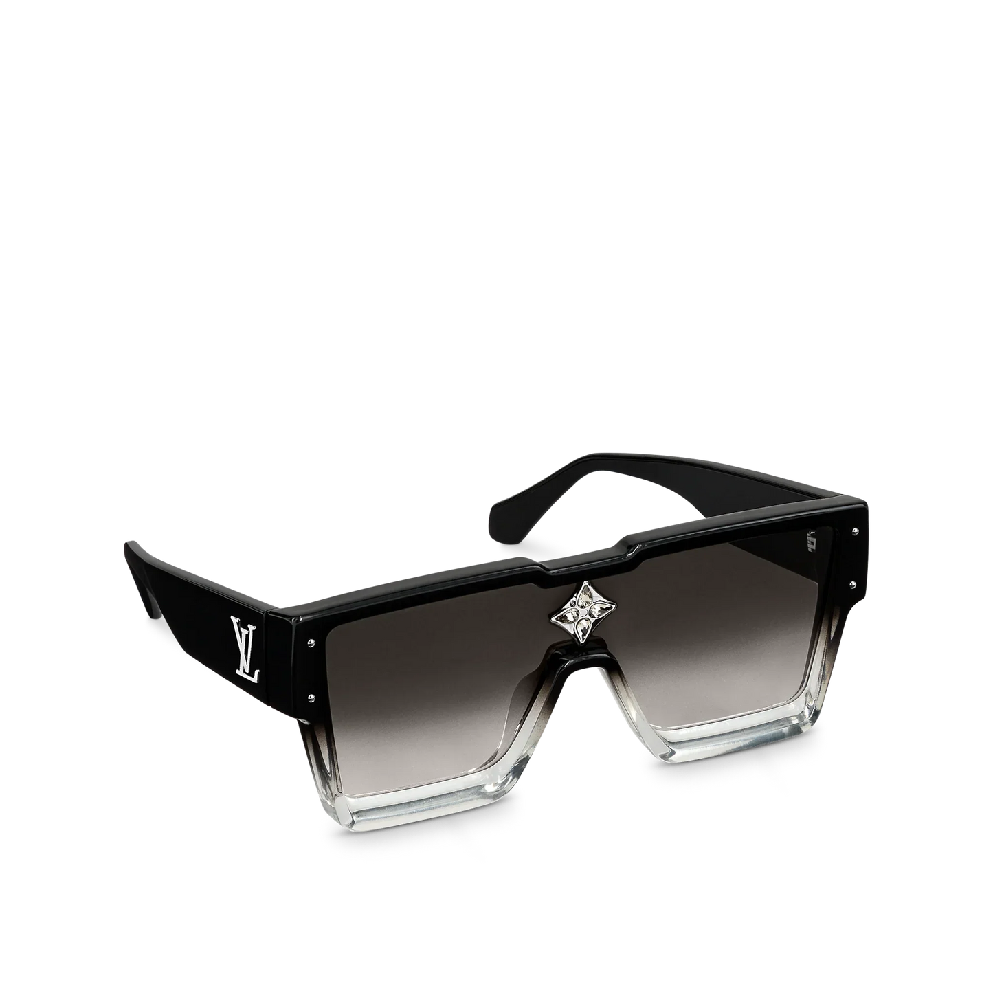 Hot Gradient Black Square Sunglasses
